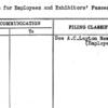 Cases for Employees and Exhibitors' Passes