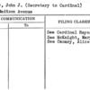 Casey, John J. (Secretary to Cardinal)