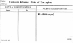 Catholic Mothers' Club of Irvington