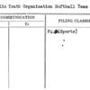Catholic Youth Organization Softball Team