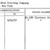 Cato Show Printing Company