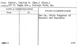 Center, Charles D. (Mrs.) (Pres.)
