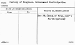 Century of Progress - Government Participation