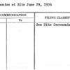 Ceremonies at Site June 29, 1936