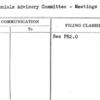 Ceremonials Advisory Committee - Meetings