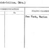 Chadwick-Collins, (Mrs.)