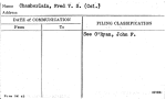 Chamberlain, Fred V.S. (Col.)