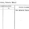 Chamberlain, Roberta (Miss)