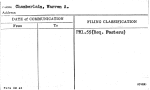 Chamberlain, Warren A.