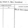 Chaney, Robert H. (Mrs. Geraldine)