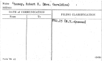 Chaney, Robert H. (Mrs. Geraldine)