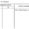 Changes in Contact