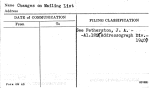 Changes on Mailing List