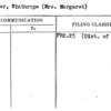 Chanler, Winthrope (Mrs. Margaret)