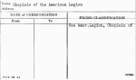 Chaplain of the American Legion