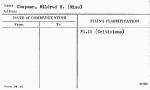 Chapman, Mildred H. (Miss)