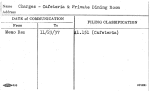Charges - Cafeteria & Private Dining Room