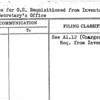 Charges for O.S. Requisitioned form Inventory-Secretary's Office