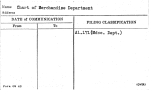 Chart of Merchandise Department