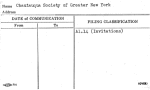 Chautauqua Society of Greater New York