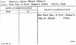 Cheever, Grace (Miss) (Pres.)