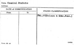 Chemical Products