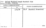 Chicago National League Baseball Club