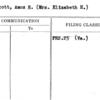 Chilcott, Amos H. (Mrs. Elizabeth H.)