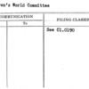 Children's World Committee