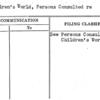 Children's World, Persons Consulted re