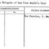 Chilean Delegate of New York World's Fair