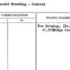 Chironomid Breeding - Control