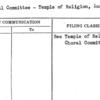 Choral Committee - Temple of Religion, Incorporated
