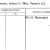 Christensen, Arthur G. (Mrs. Roberta H.)