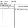 Christie, Leila A. (Miss)