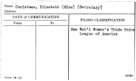 Christman, Elisabeth (Miss) (Secretary)