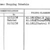 Christmas Shopping Schedule