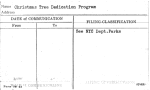 Christmas Tree Dedication Program