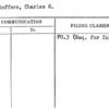 Christoffers, Charles G.