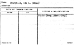 Churchill, Ida L. (Miss)