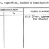 Cigars, Cigarettes, Candies & Gums-Specifications