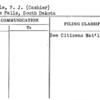 Cinkle, F.J. (Cashier)