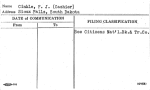 Cinkle, F.J. (Cashier)