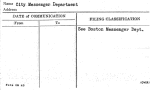 City Messenger Department