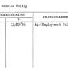 Civil Service Policy