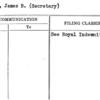 Clancy, James B. (Secretary)