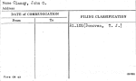 Clancy, John G.