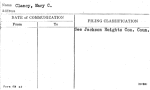 Clancy, Mary C.