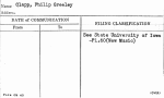 Clapp, Philip Greeley