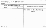 Claque, W.A. (Secretary)